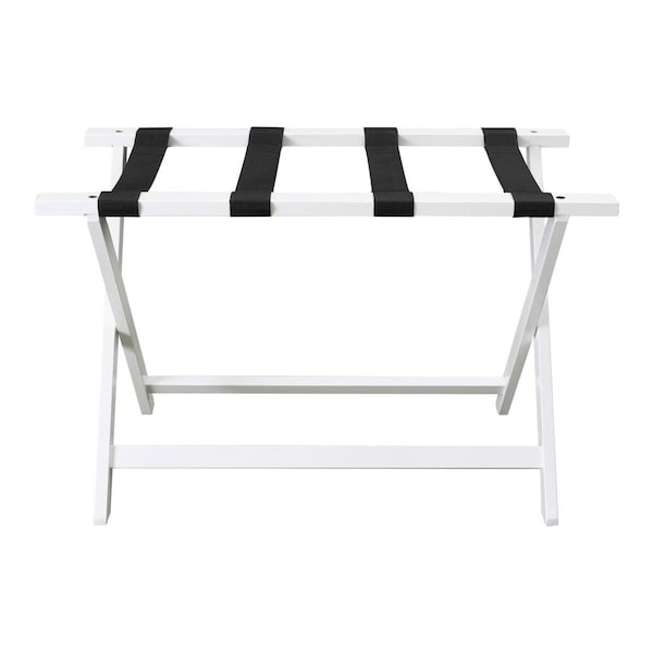 Racimos 30 in. Heavy Duty Extra Wide Luggage Rack - White RA4266461 - main